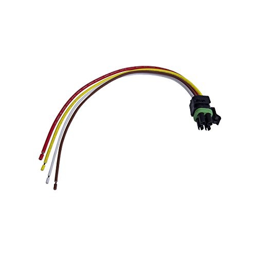 Replacement Electric RV Step 4-Way Wiring Plug with Packard Connector for 5th