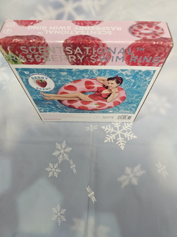 H20 GO! - SCENTSATIONAL Inflatable Raspberry Swim Pool Ring