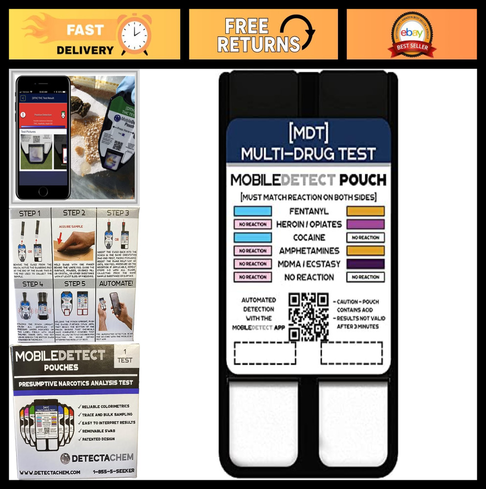 Multi-Drug Test Kit - Rapid Surface Residue Detection, Easy Use, Accurate Result