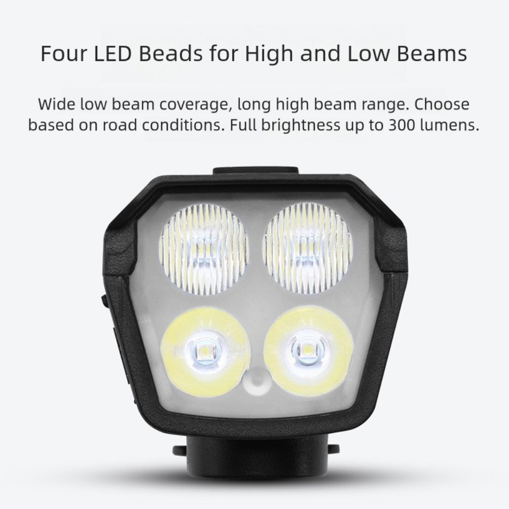 LED Bike Light Compact Size Convenient Charging Multiple Lighting Modes