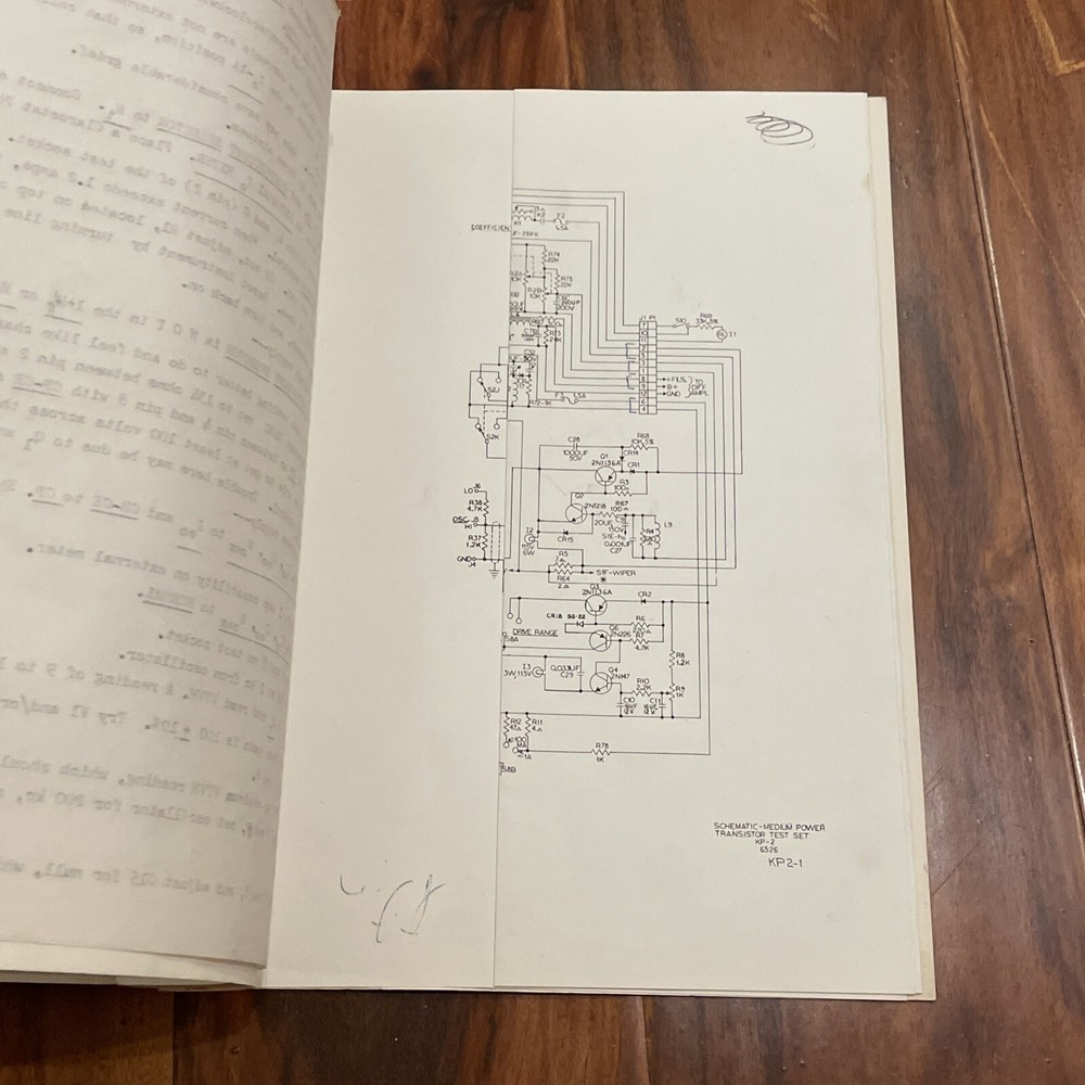 Baird-Atomic Model KP-2 Transistor Test Set Instruction Manual