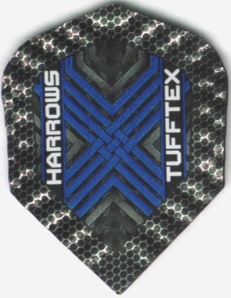 Blue TUFFTEX Dimplex Dart Flights: 3 per set