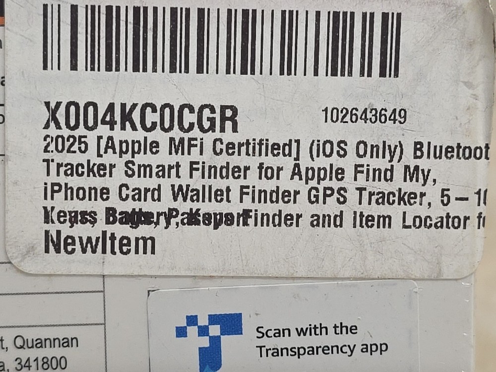 BFadeha Find My GPS Tracker Card Bluetooth Smart Finder New