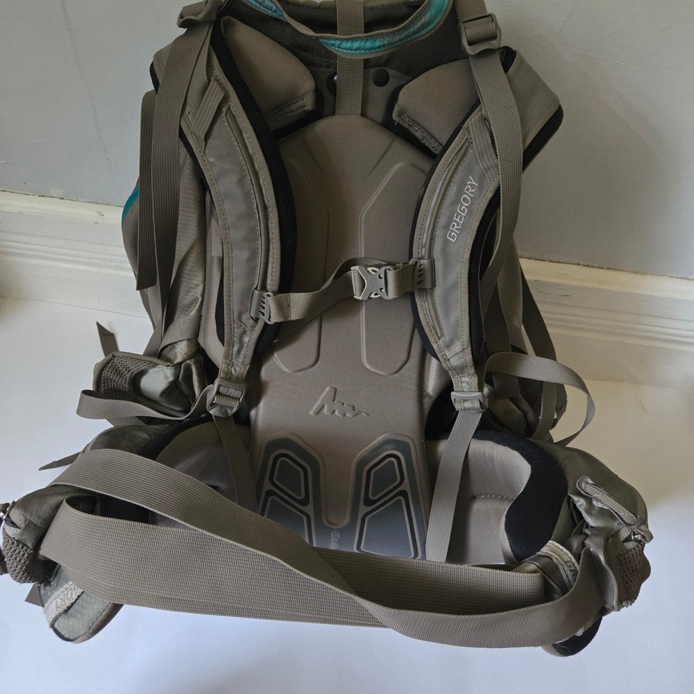 Gregory Deva 60 Womens Backpacking Hiking Backpack Gray Teal WXS HikeThru Pack