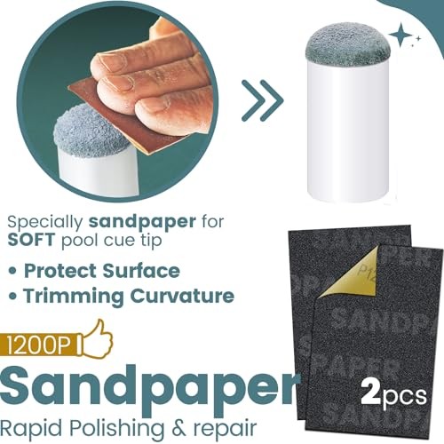 Billiard Pool Cue Tips - Pool Stick Tips Slip-on Tips Replacement 13mm 22PCS