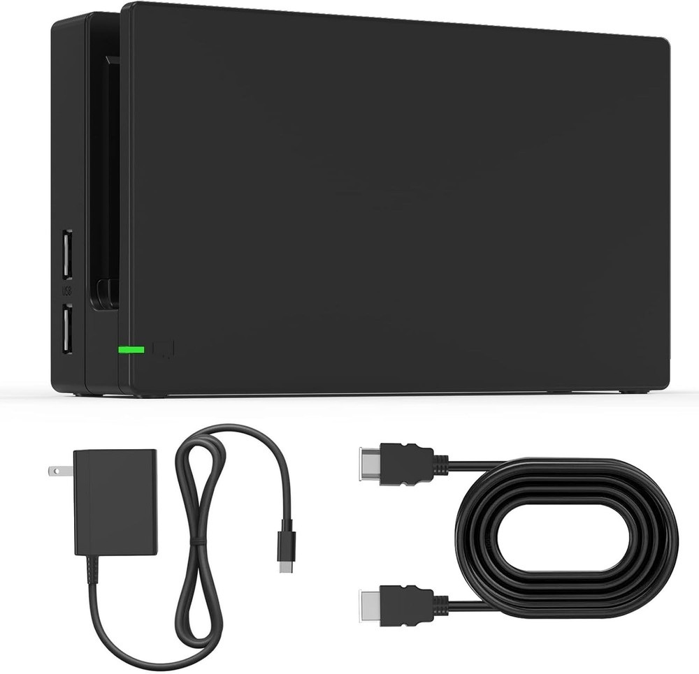 Dock Station for Switch/Switch OLED, Replacement 3-in-1 TV Dock Set with IC ...