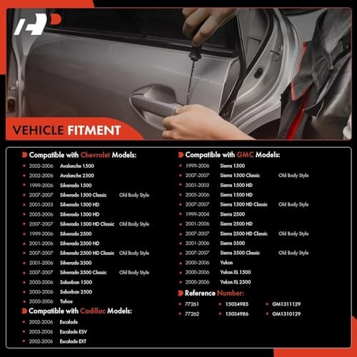 - Front Left & Right Exterior Door Handles - Front Left & Right (Plastic)