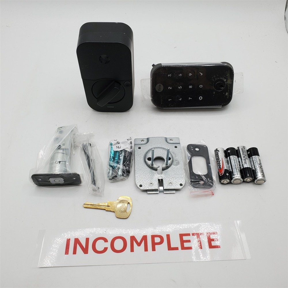Yale Security Assure Lock 2 Deadbolt, Black Suede Smart Entry Door Lock] *READ*