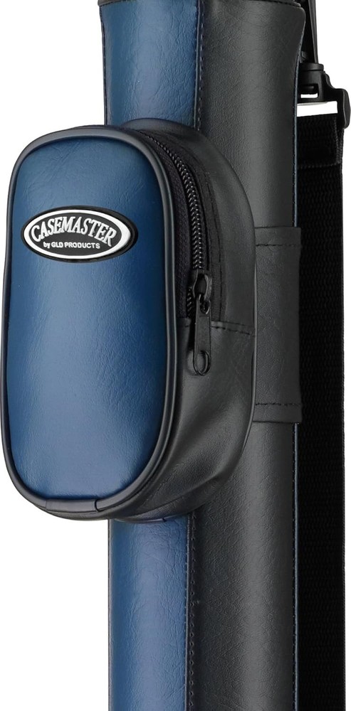 Hard Billiard Cue Case with Adjustable Strap and Three Storage Compartments