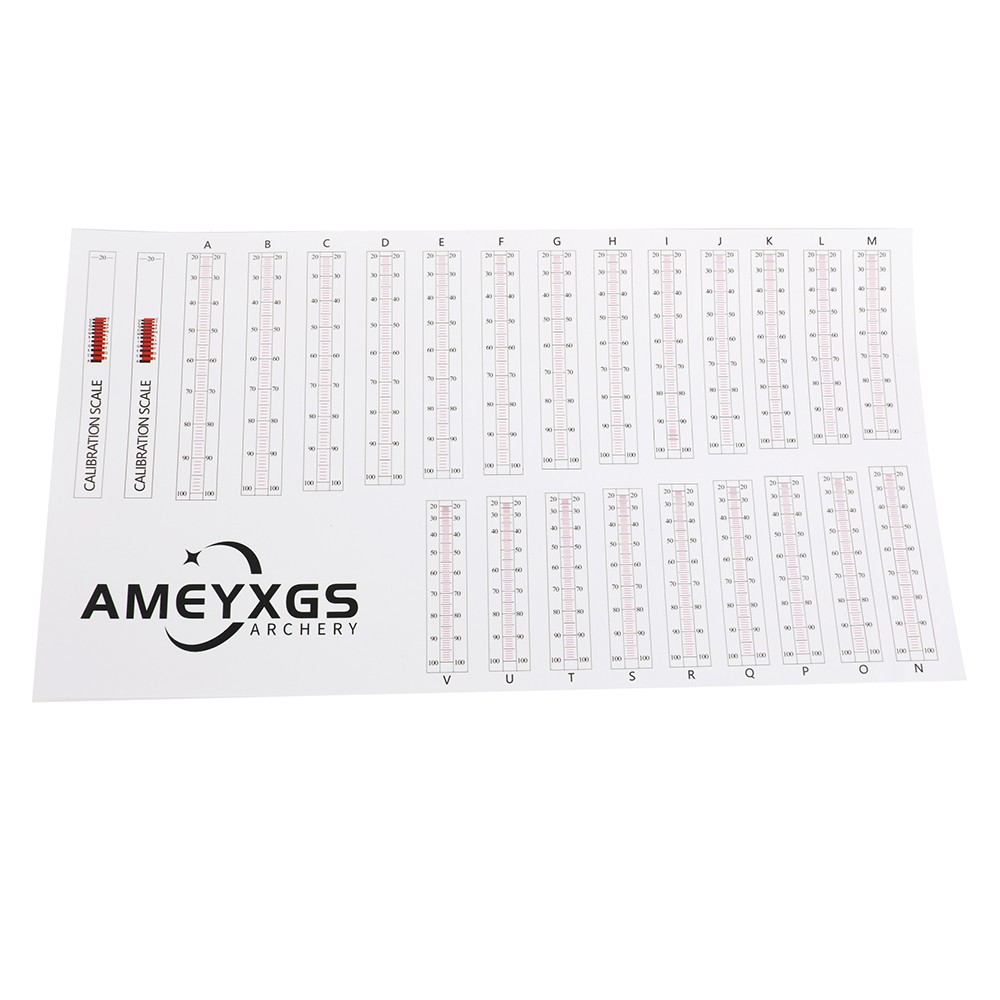 Target Practice 10PCS Extended Range Replacement Sight Tape Yardage Tapes PVC