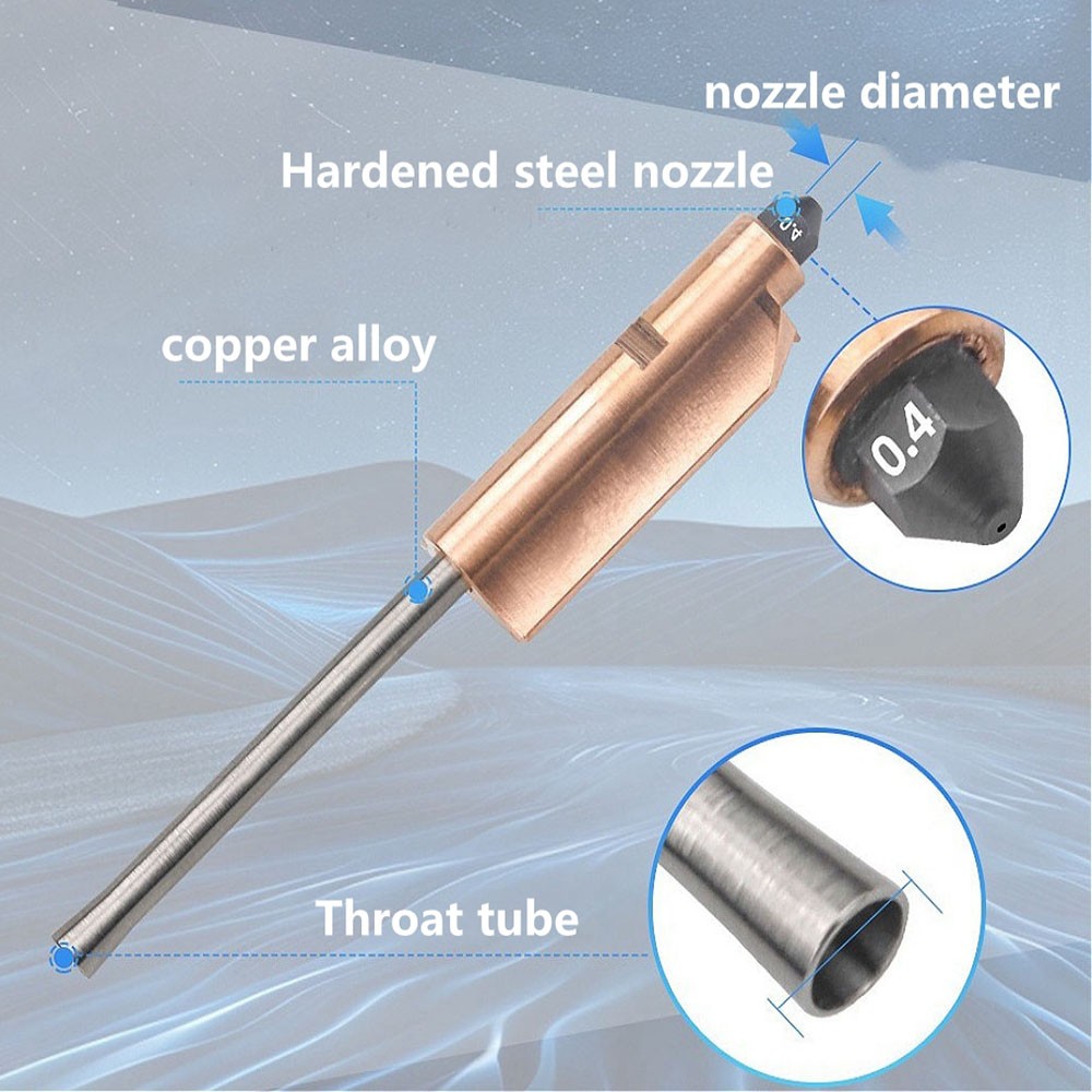Quick-Detachable Hardened Steel Nozzles For Flashforge AD5X 3D Printer Accessory