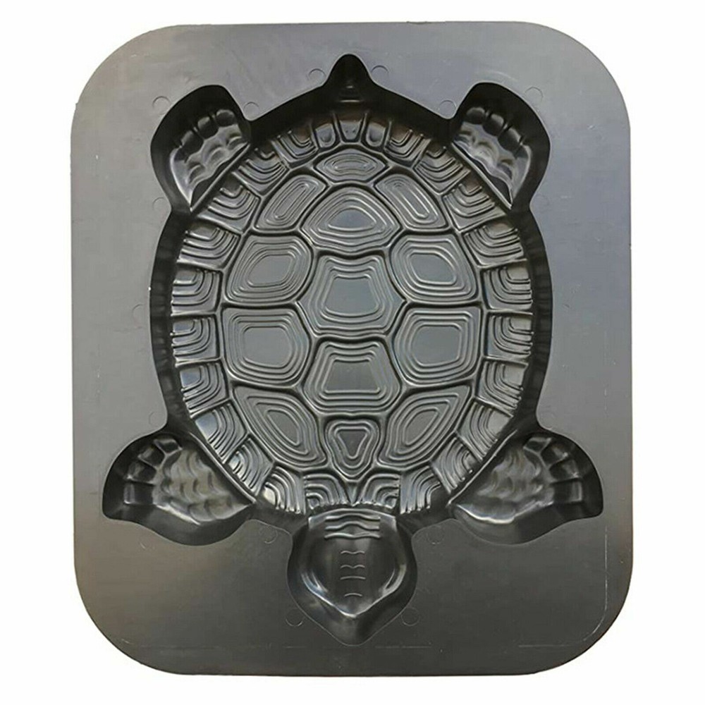 Turtle Stepping Stone Concrete Cement Mould Garden Path Pavement Walk Maker.