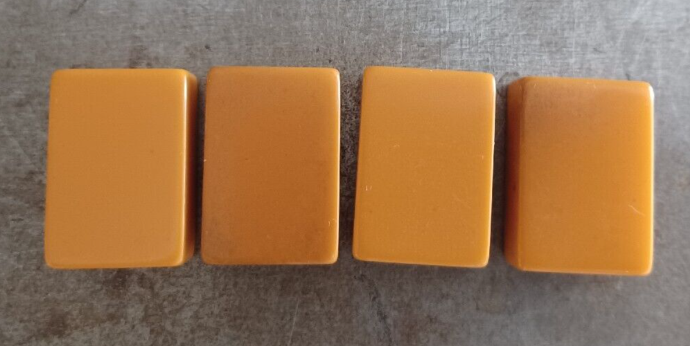 Butterscotch Mahjong 1 Winds North Tile 1930's