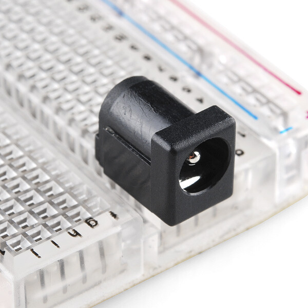 [ SparkFun PRT-10811 ] DC Barrel Jack Adapter - Breadboard Compatible
