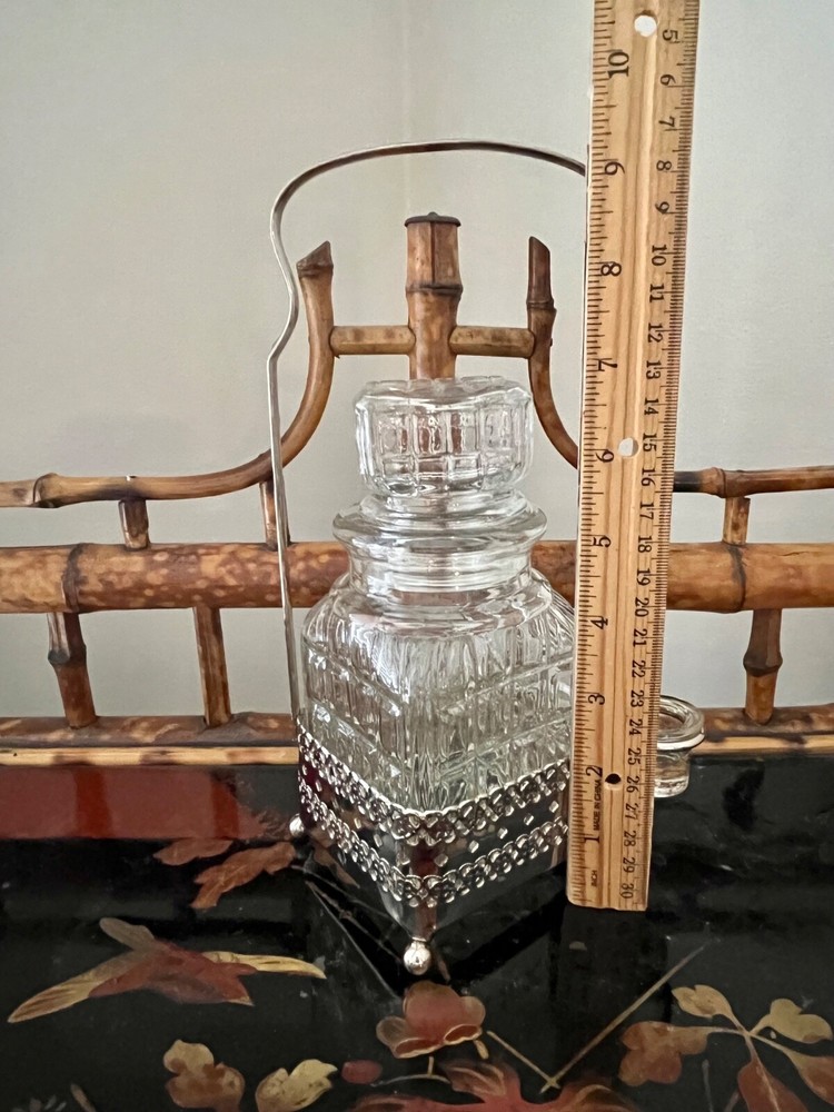 Sheffield England Silverplate Pickle Jar