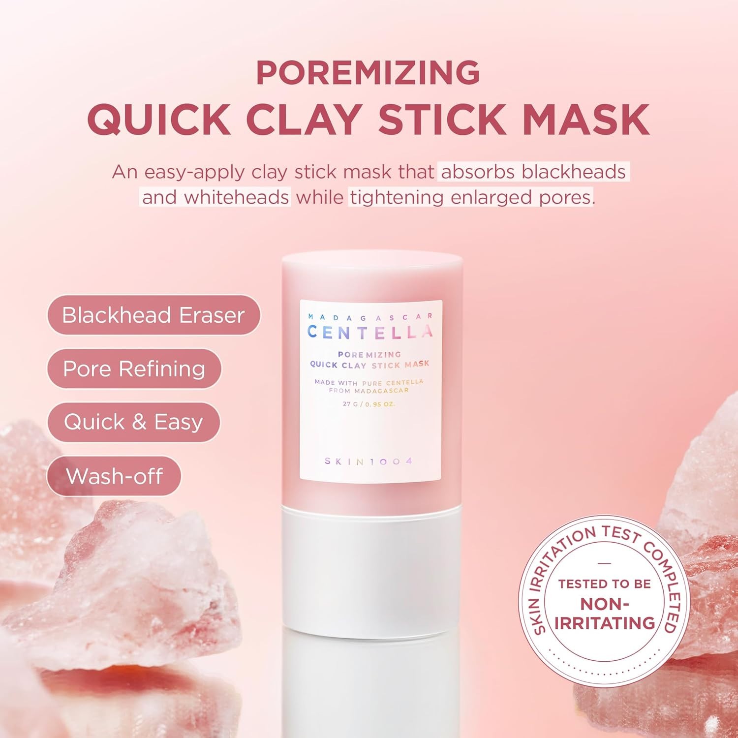 SKIN 1004 Madagascar Centella Poremizing Quick Clay Stick Mask 27g - 0.95oz
