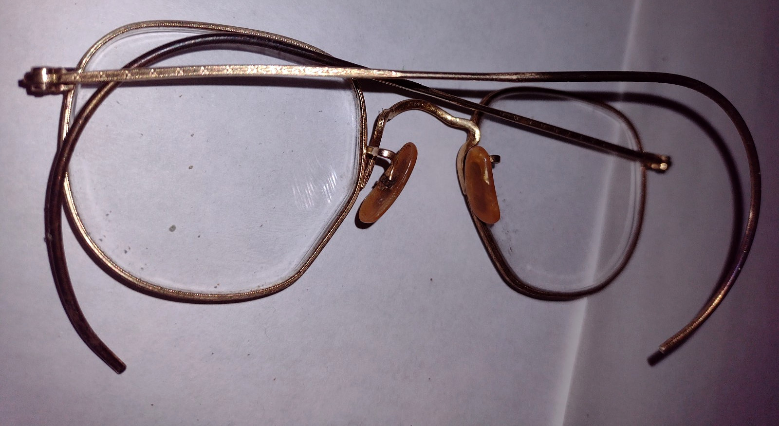 Vintage B&L Bausch Lomb 1/10 12K GF Gold Filled FUL-VUE Eyeglasses Frames Only