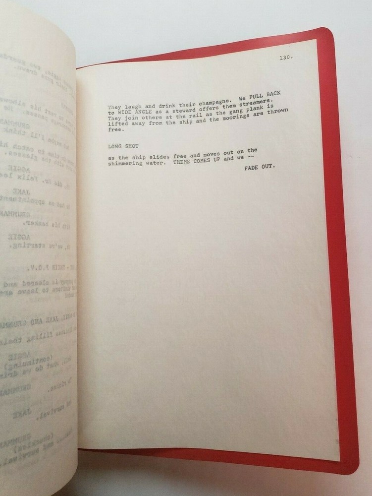 THE TAKE / B.W. Sandefur 1970's Unproduced Move Script Screenplay