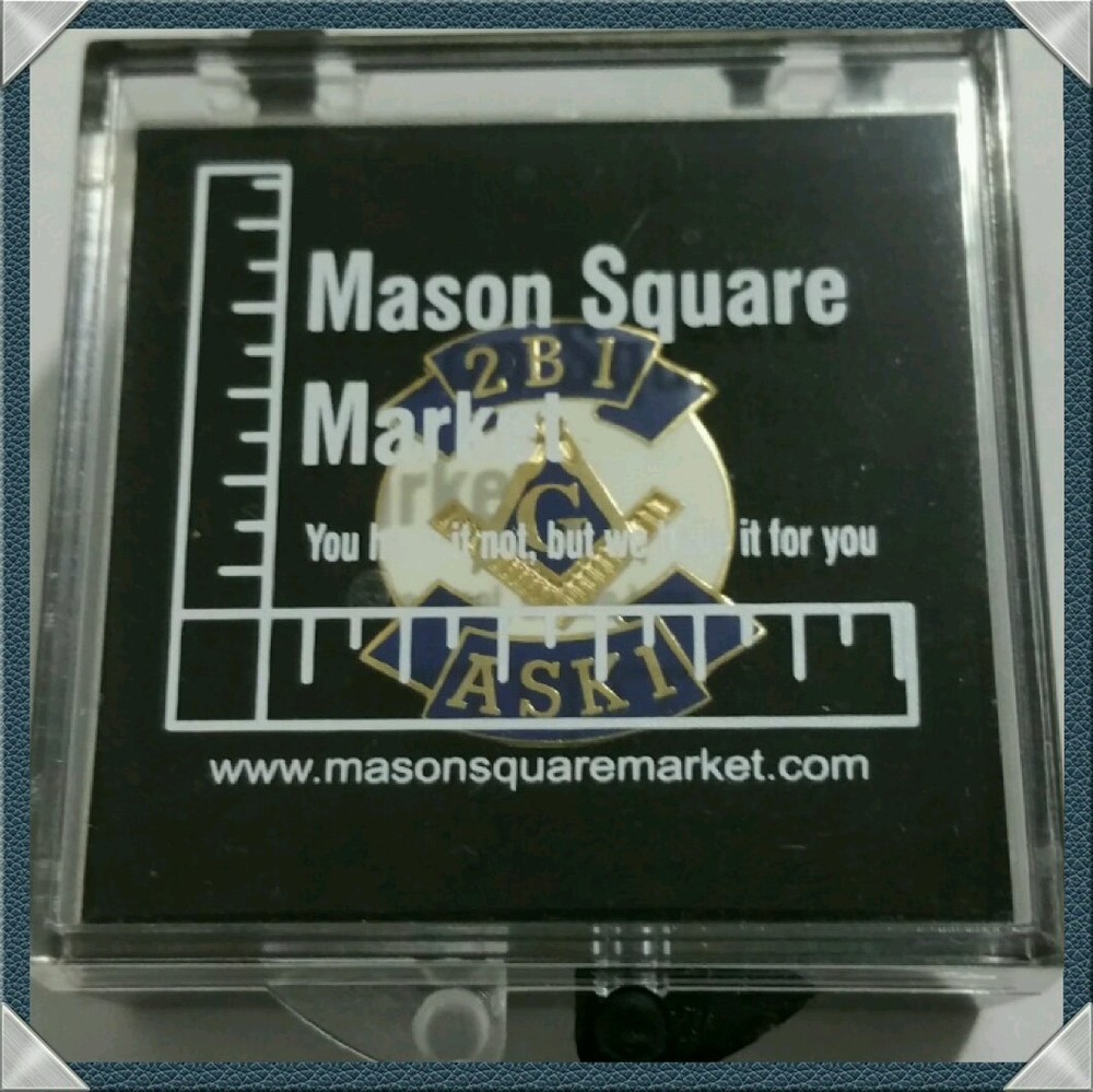 Freemason 2B1 Ask 1Lapel Pin