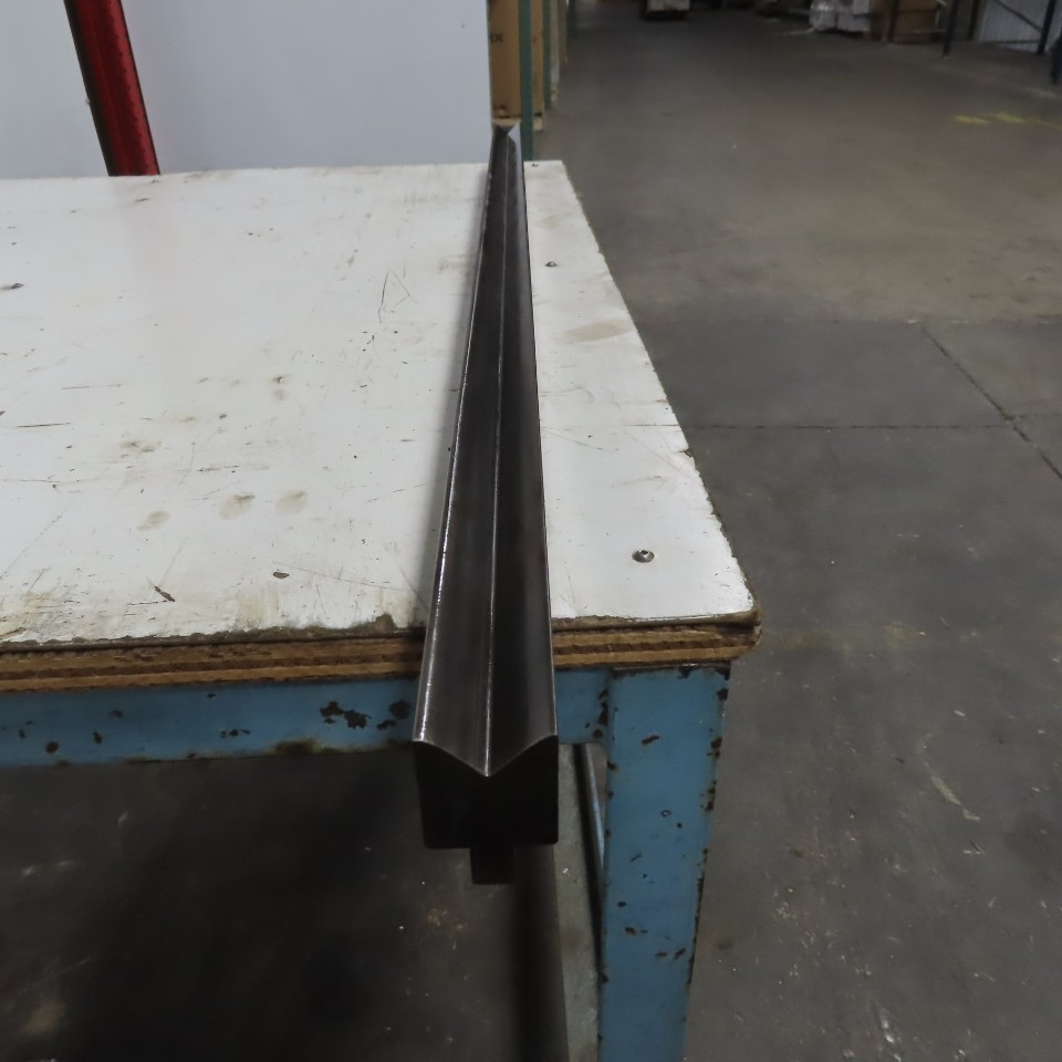 44-3/4" Press Brake 90° Forming V Angle Die Block 1/2" Tang 2-3/8"H