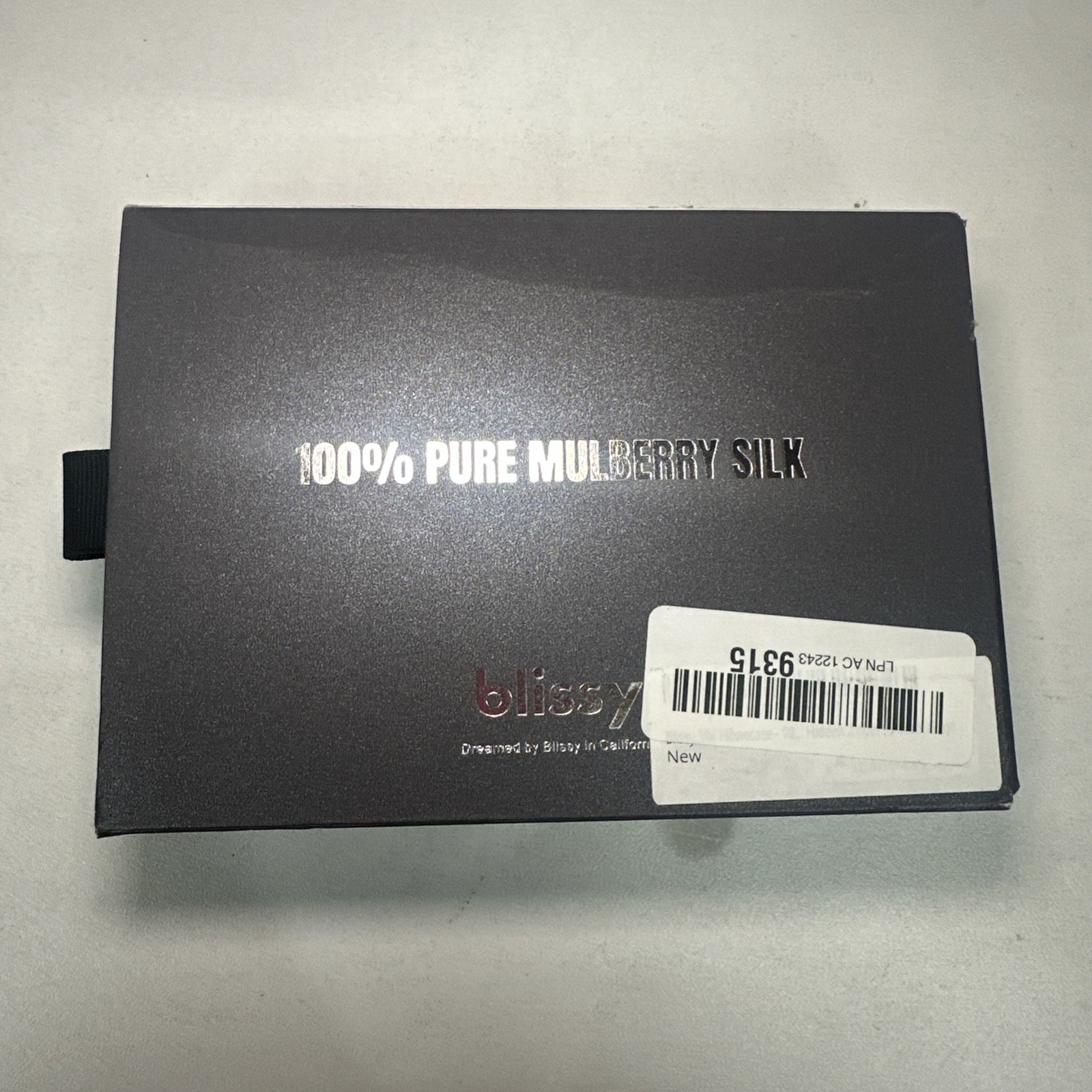 Blissy Grey 100% Pure Mulberry Silk Pillowcase Queen