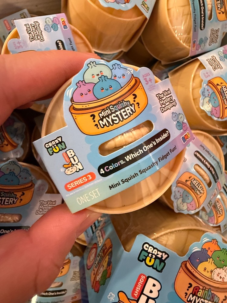 Authentic Crazy Fun Rainbow Mini Mystery Squishy Bun Dumpling