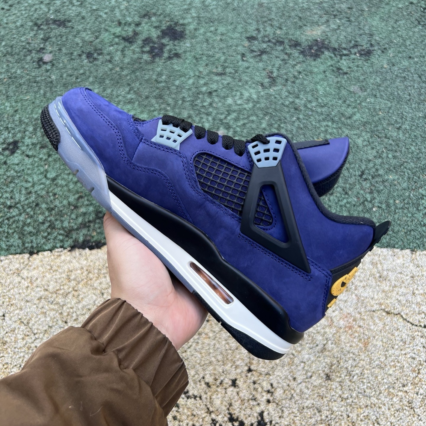 AJ 4 Retro Lakers FV5029-500 Men's Shoe Sizes 4-13