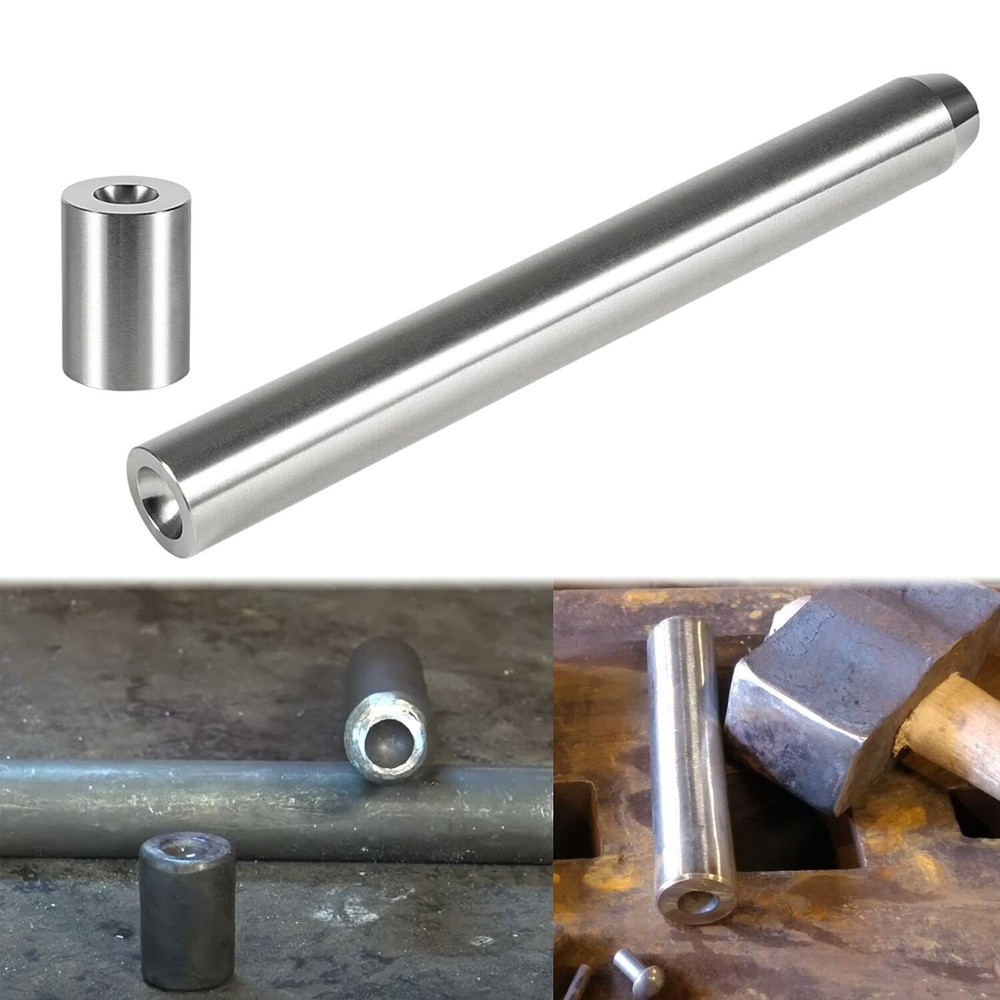 Blacksmith Rivet Doming Tool Set Top + Bottom 1/4" Heavy-Duty Blacksmith Tool
