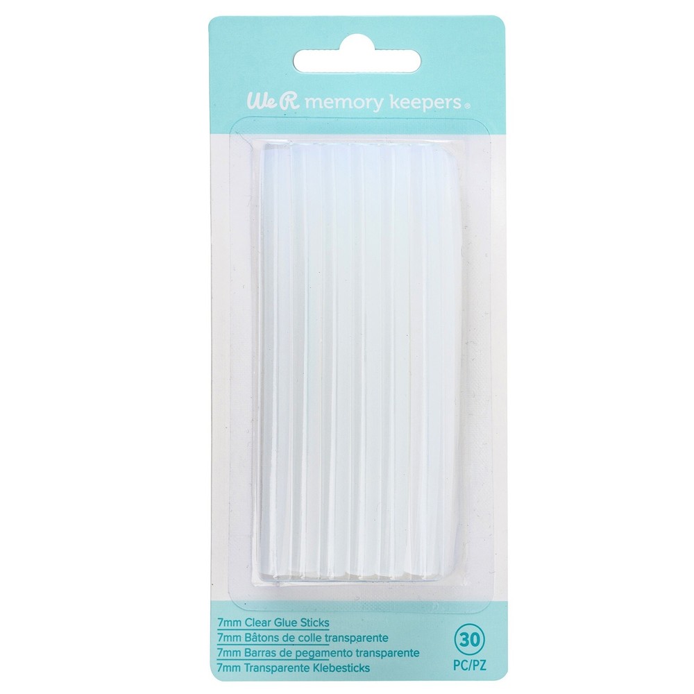 We R Memory Keepers Creative Flow Hot Glue Sticks 30/Pkg-Clear - 3 Pack