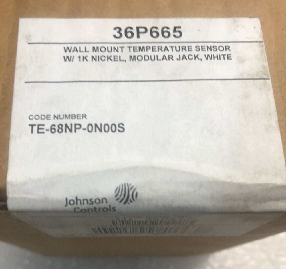 JOHNSON CONTROLS 36P665 WALL MOUNT TEMPERATURE SENSOR *NIB*