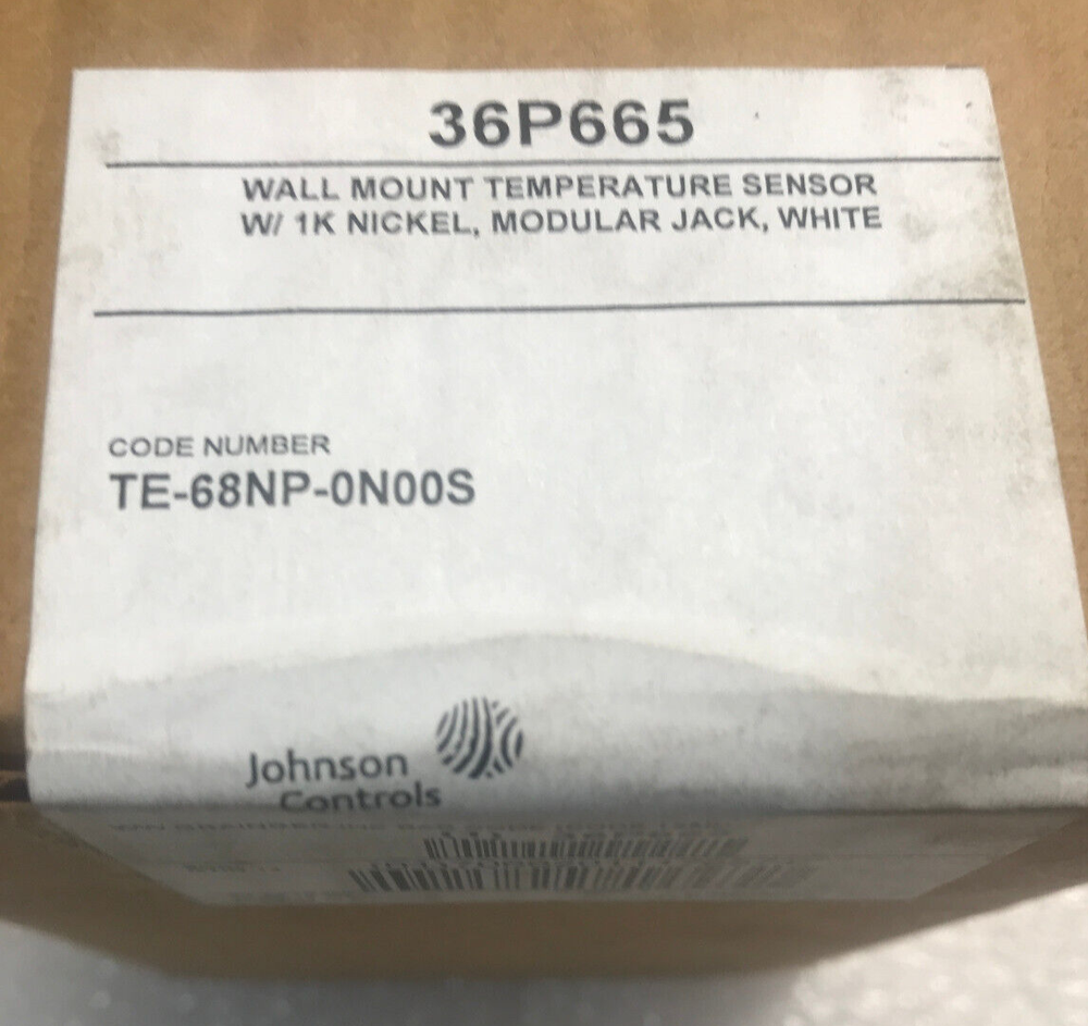 JOHNSON CONTROLS 36P665 WALL MOUNT TEMPERATURE SENSOR *NIB*
