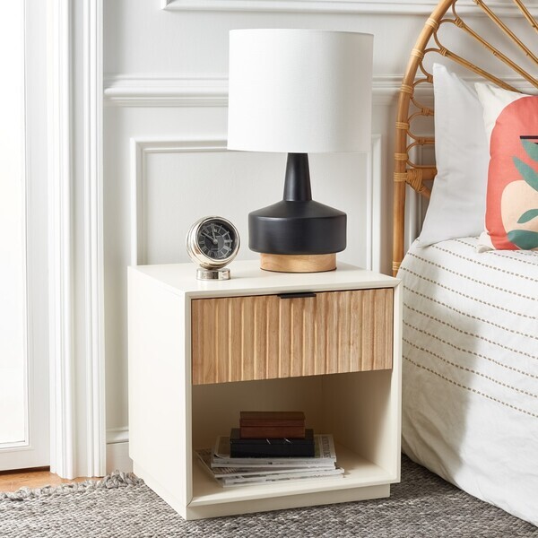 Safavieh GRAYDEN I 1 DRAWER NIGHTSTAND, Reduced Price 2172750810 NST9203A