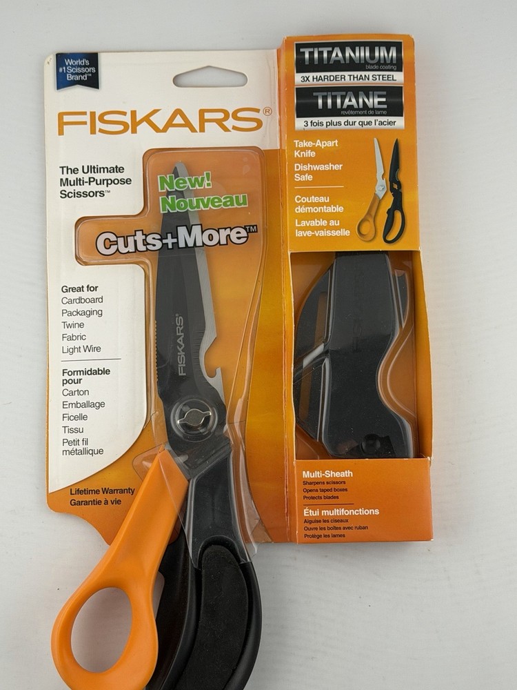 Fiskars The Ultimate Multi- Purpose Scissors.+ Multi- Sheath