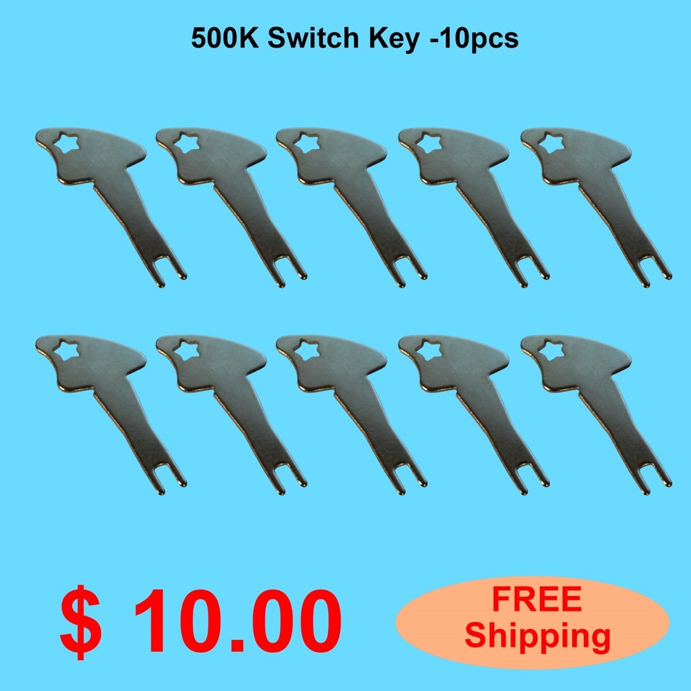 500K Wall Switch Key 10 PCS FREE SHIPPING