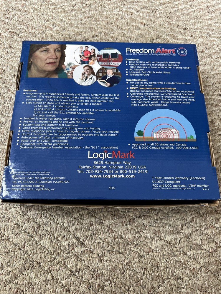 LogicMark 35911 Freedom Alert Emergency System