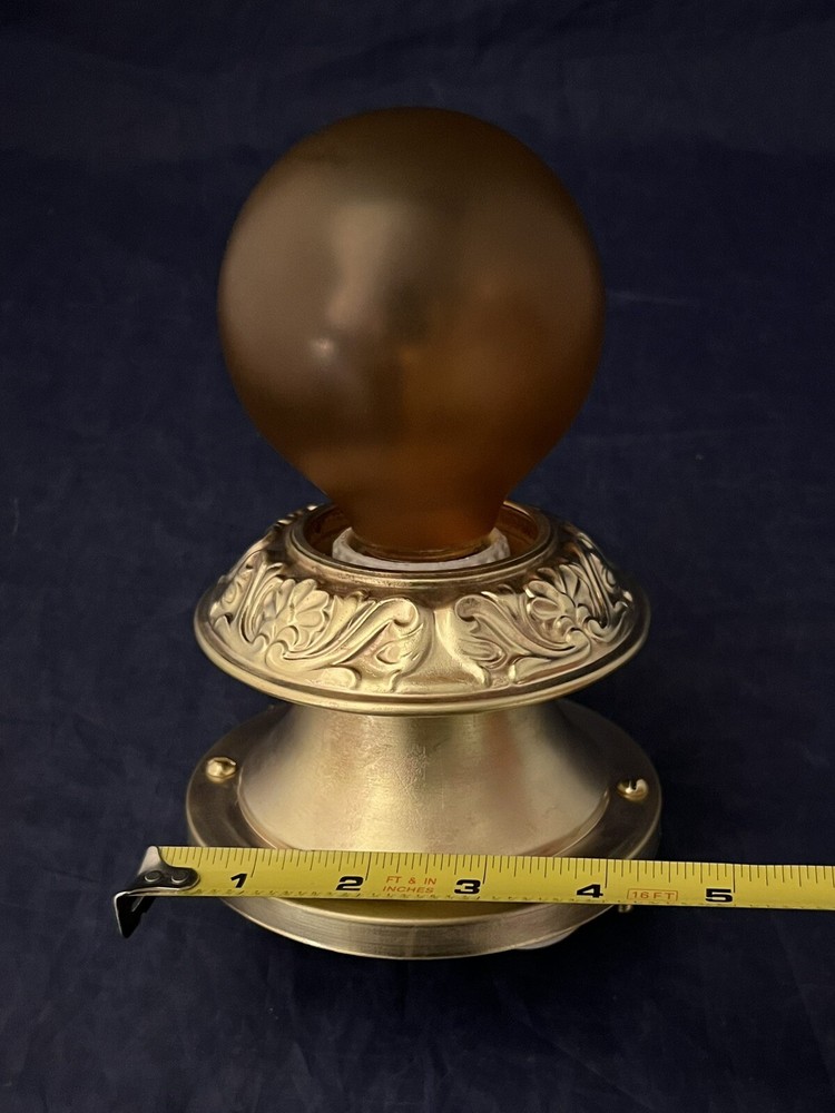 Wired Single Brass Flush Fixture Rewired 31L