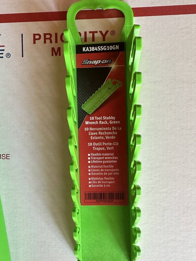 Snap-on Wrench Rack Set. Green Reverse Set.