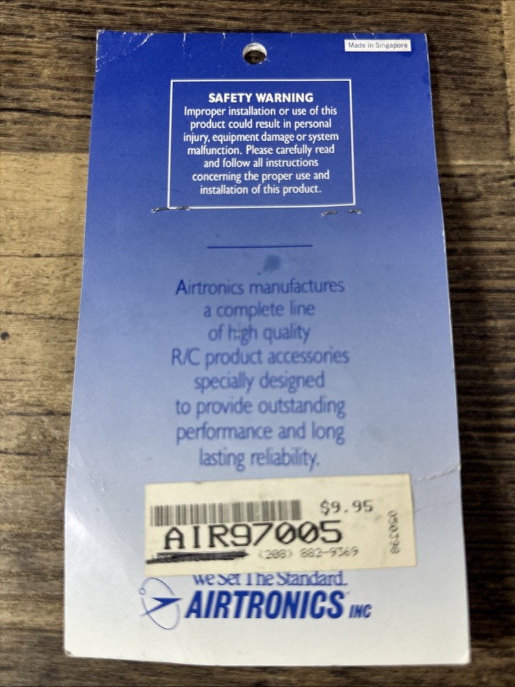 Airtronics 97005 Standard PCM Switch Harness NOS!