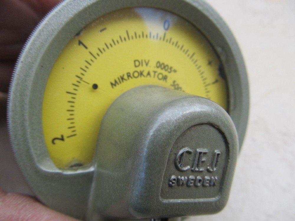 CEJ MIKROKATOR 500 E-1 Dial Indicator .0005" Precision Comparator