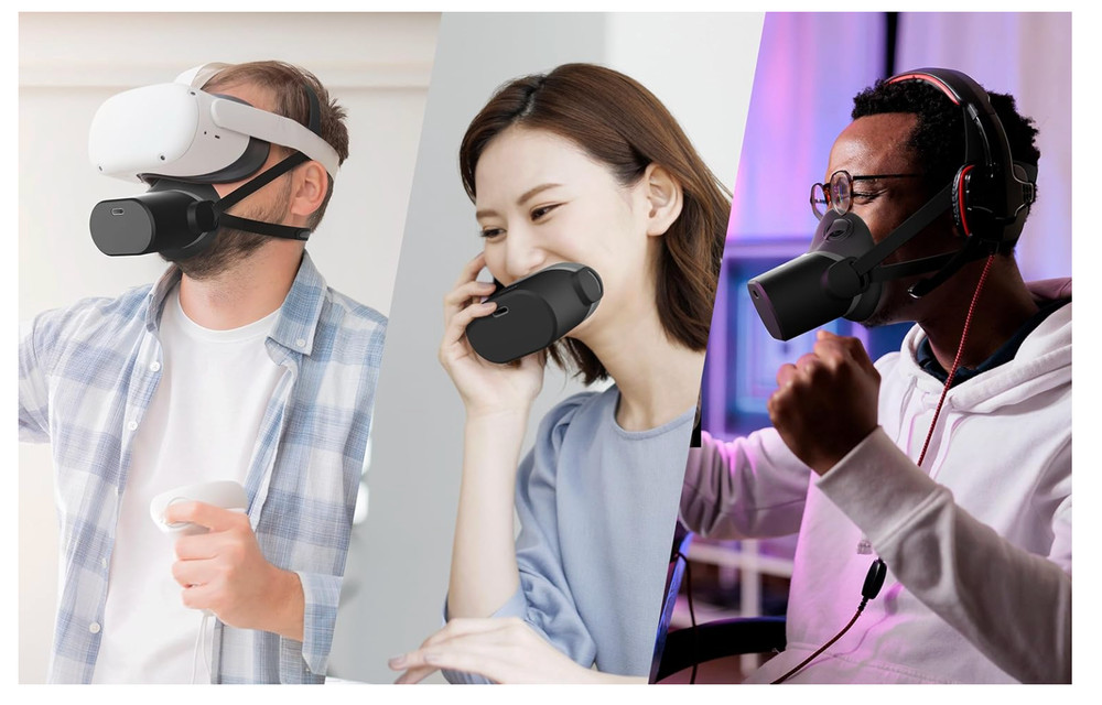 Shiftall Mutalk 2 Voice Suppression Bluetooth Microphone Soundproof VR Japan