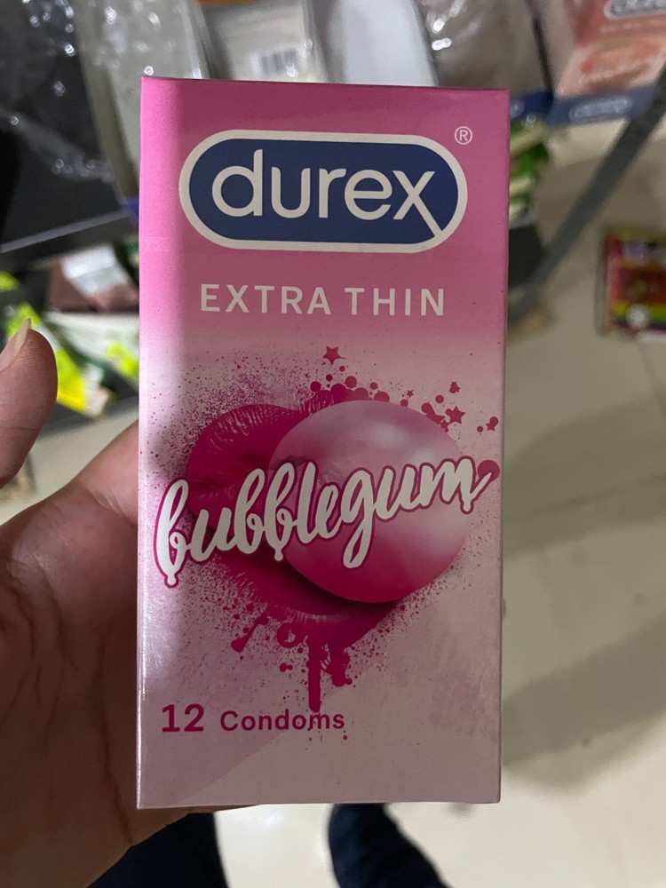 Extra Thin Intense Bubblegum Flavoured Condoms For Men