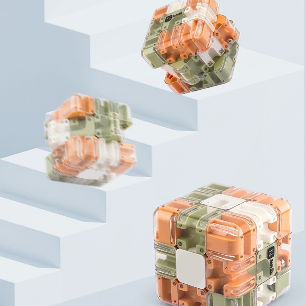 3D Maze Puzzle Cube for Kids 3+ Rolling Ball&Cube Concentration Training