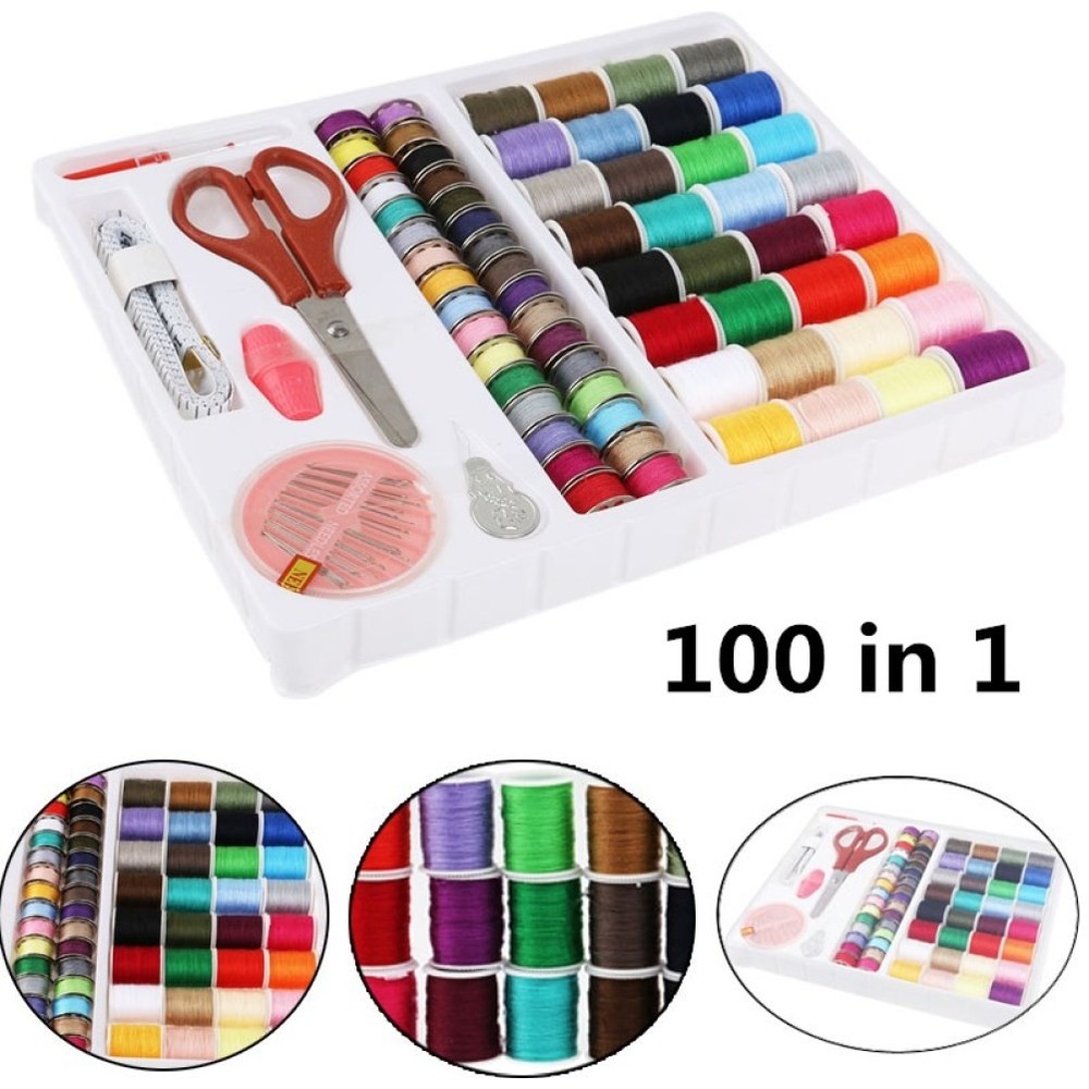 100 -in-1 Sewing Accessories Machine Tool Kit Essentials Beginners