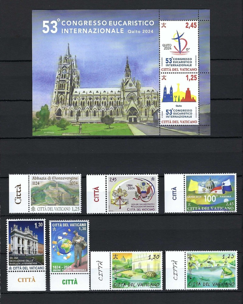 Vatican City 2024 MNH Jan - September issues