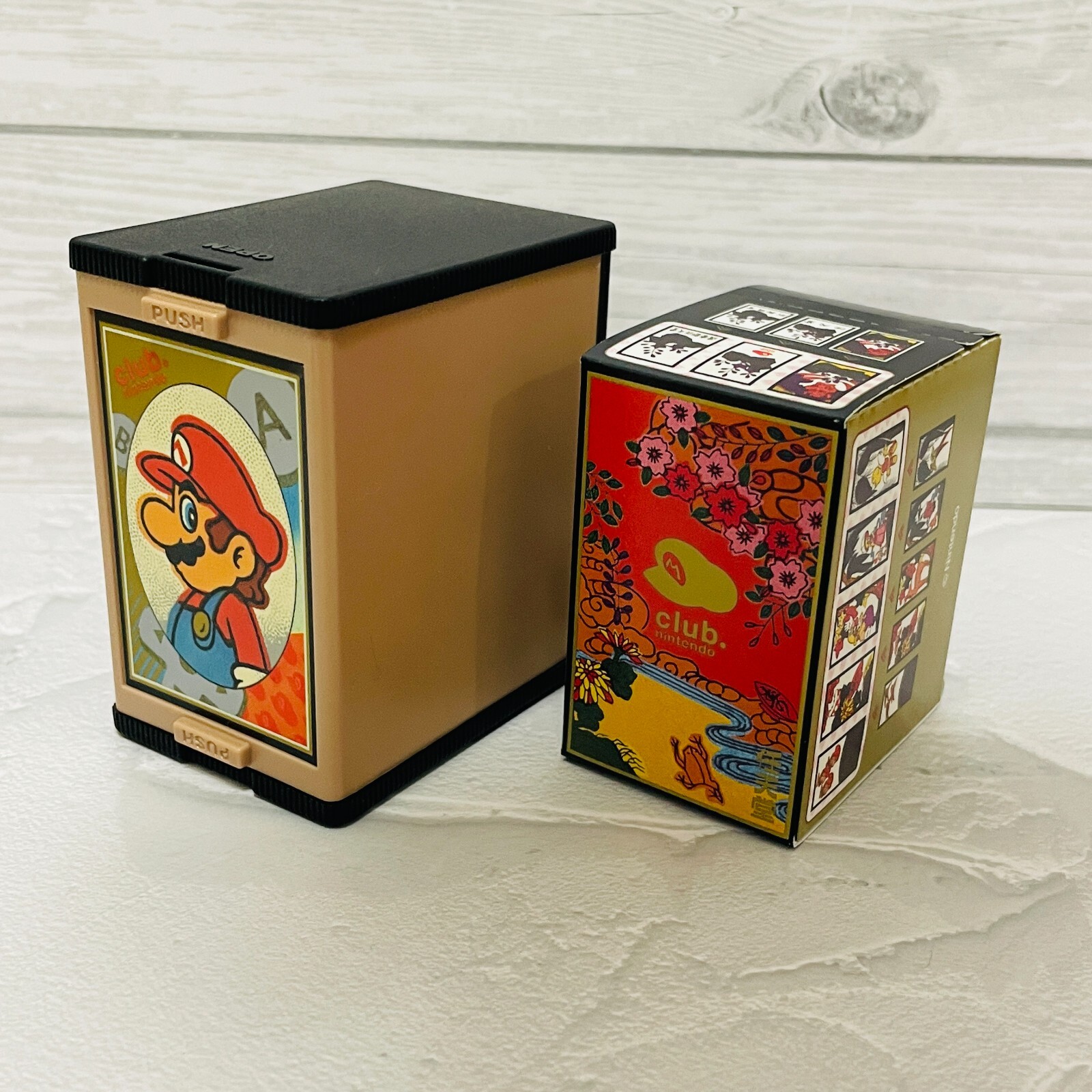 Club Nintendo Limited Super Mario Hanafuda Playing Cards Red & Back Set Unopened