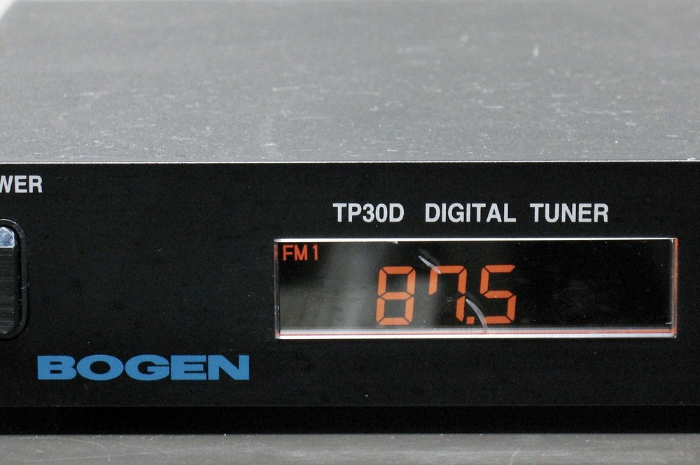 Bogen Digital AM/FM Stereo Tuner TP30D