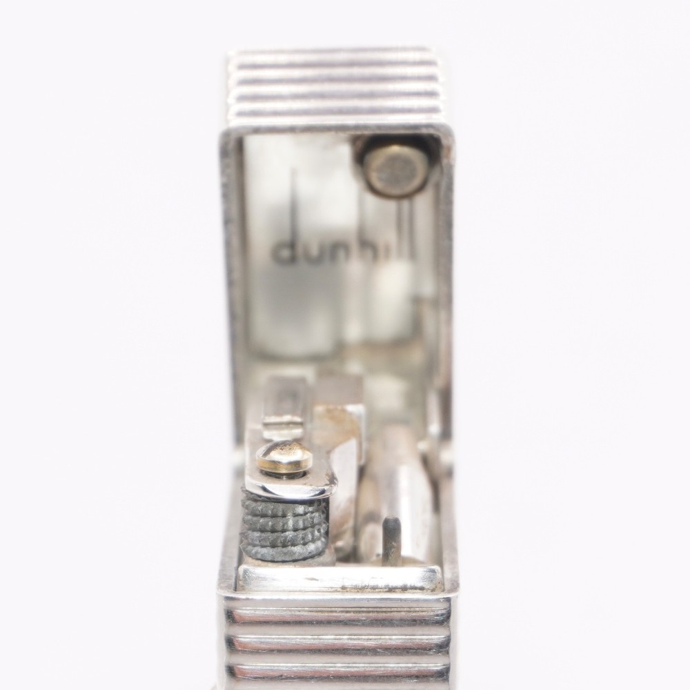 Dunhill Lighter Silver Horizontal stripe