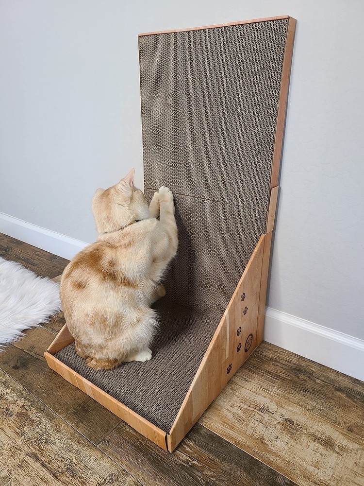 Necoichi Stretch & Scratch Wall Cat Scratcher Fast Ship