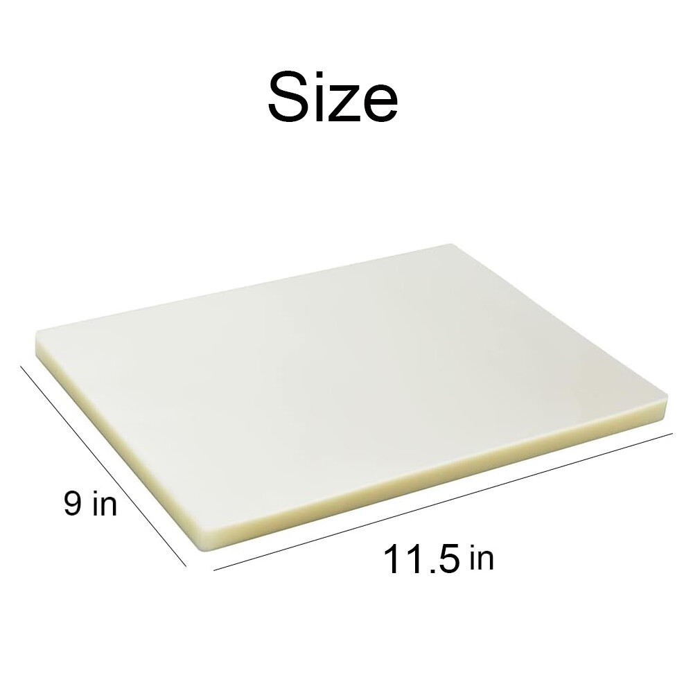 200 Pack 3 mil Thermal Laminating Pouches Sheets 11.5'' X 9" Letter Size Clear