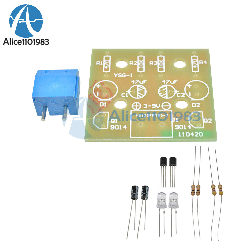 5MM LED Simple Flash Light Simple Flash Circuit DIY Kit
